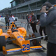 One of Alonso’s early morning pit stops. Screencap via IndyCar.